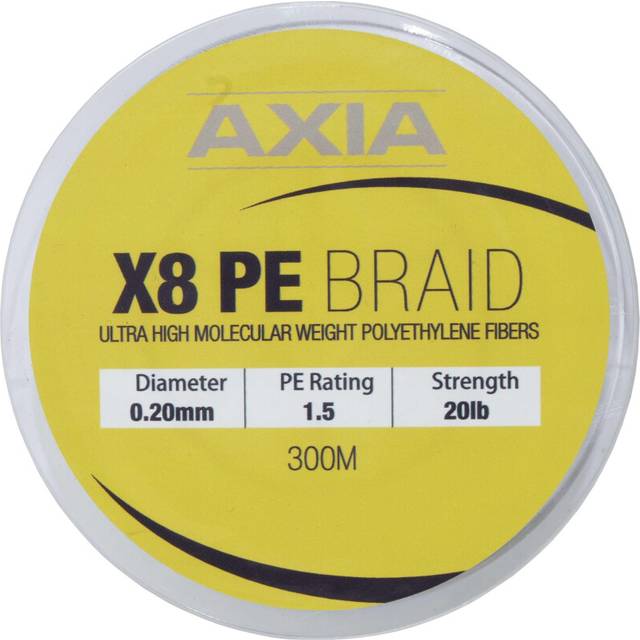 (0.37mm 50lb) AXIA X8 PE Braid 2000m Moss Green