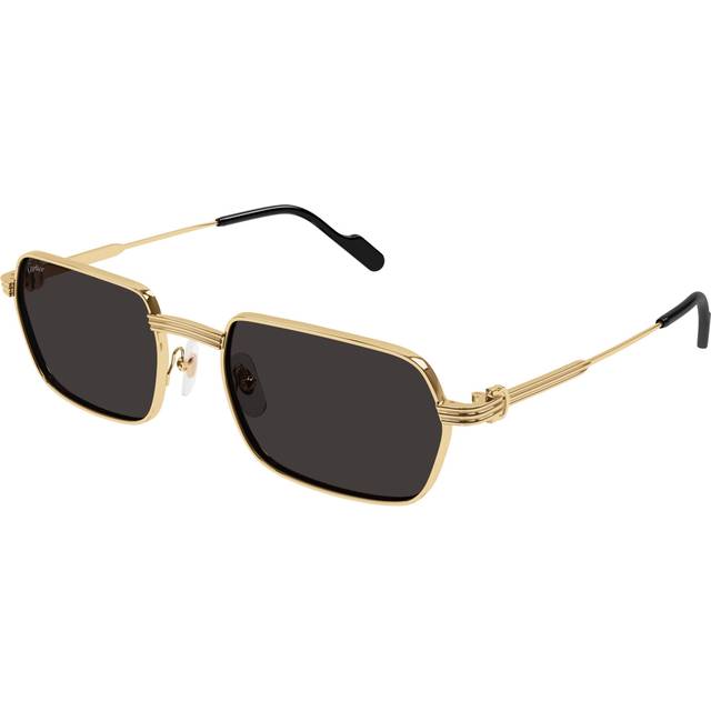 Cartier Premiere de Cartier Grey Geometric Mens Sunglasses CT0463S 001 56 (OS)