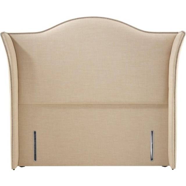 Relyon Regal Statement Full Height Floor Standing Headboard - 180cm Super King - Fabric Grade A In GreyBlackPinkBeig