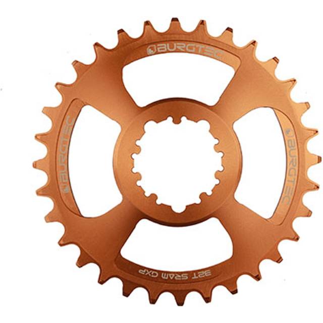 Burgtec ThickThin GXP 6mm Offset Chainring Bronze - Gold