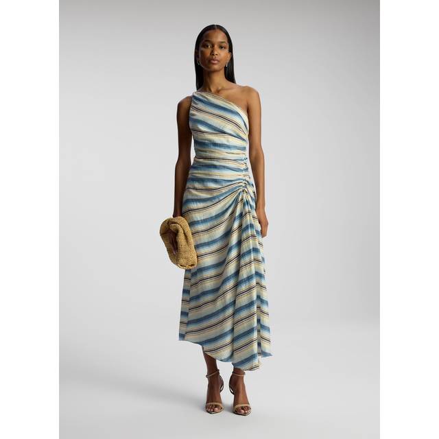 A.L.C. Carolyn Linen-Blend Midi Dress