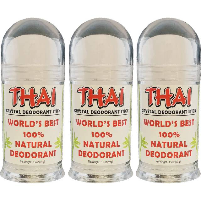 Thai crystal deodorant stick  3.5 ounce pushup (3pack)
