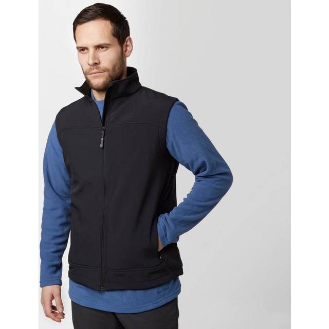 Men's Peter Storm Softshell Gilet - Black - Size L - Gilets