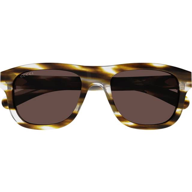 Gucci Man GG1509S 003 Solglasögon Acetat Havana Brun Rund