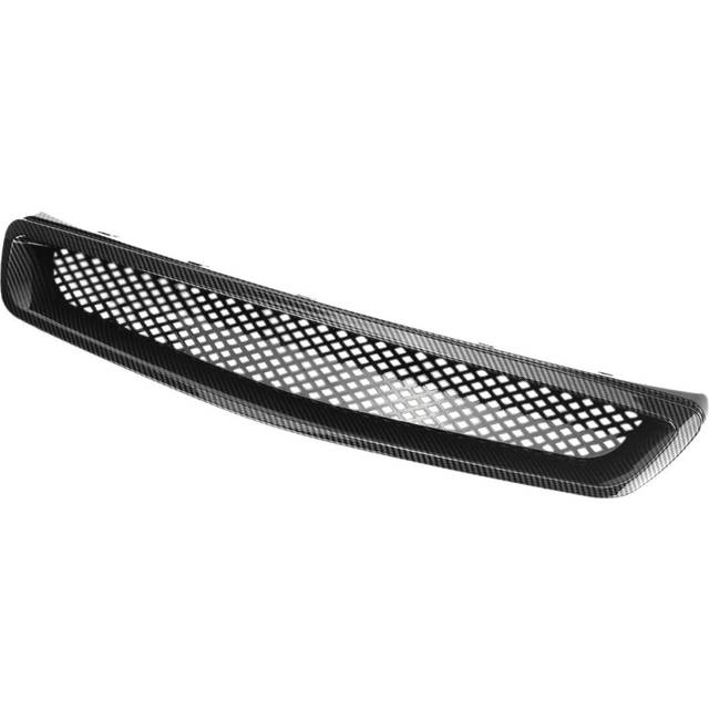 EK -R Style Front Bumper Hood Mesh Grill Grille for EK DX EX LX Type R 1999-2000 Carbon Fiber Look