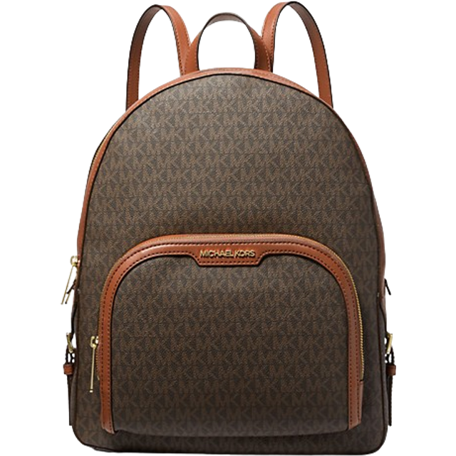 Michael Kors Jaycee Large Coated Canvas Backpack