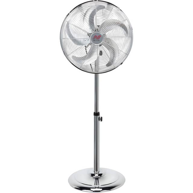 "NETTA 16"" Metal Floor Fan with 5 Blades, 3 Speeds - 50W"