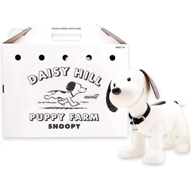 "Super7 Supersize Peanuts Snoopy (Newsprint Grayscale) - 12"""" Peanuts Action Figure with Fabric Clothing Classic Cartoon Collectibles and Ret"