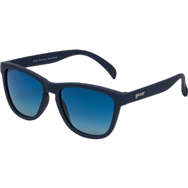 Goodr OG Sunglasses - Navy/Drinks Seawater, Sees Future