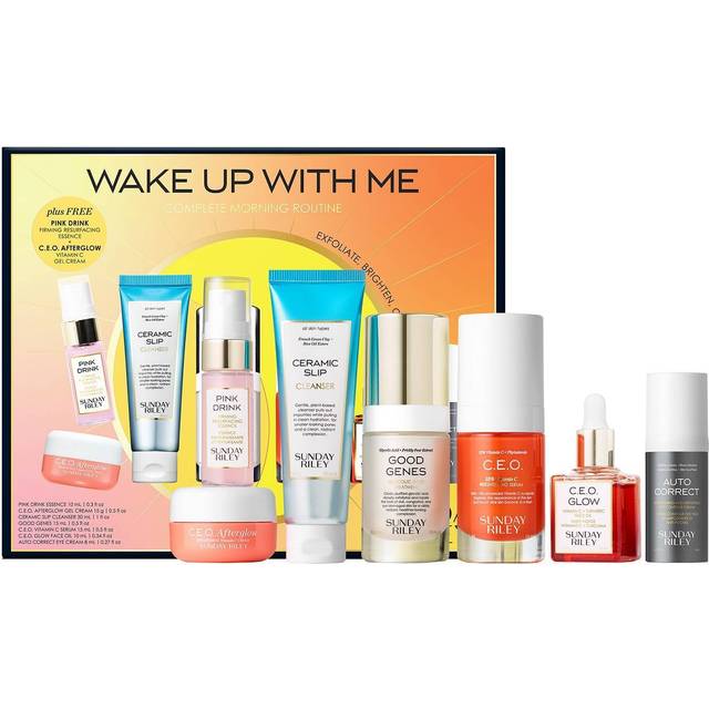 Sunday Riley Wake Up With Me Complete Morning Routine Skincare Gift Set