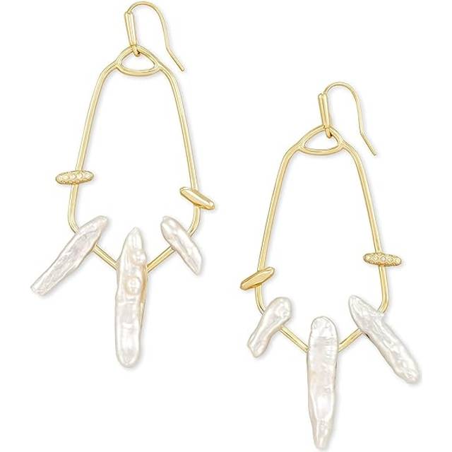Kendra Scott Eileen 14K Pearl Statement Earrings