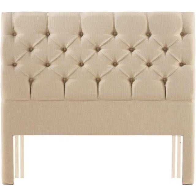 Relyon Harlequin Full Height Floor Standing Headboard - 90cm Single - Fabric Grade A In GreyBlackPinkBeig