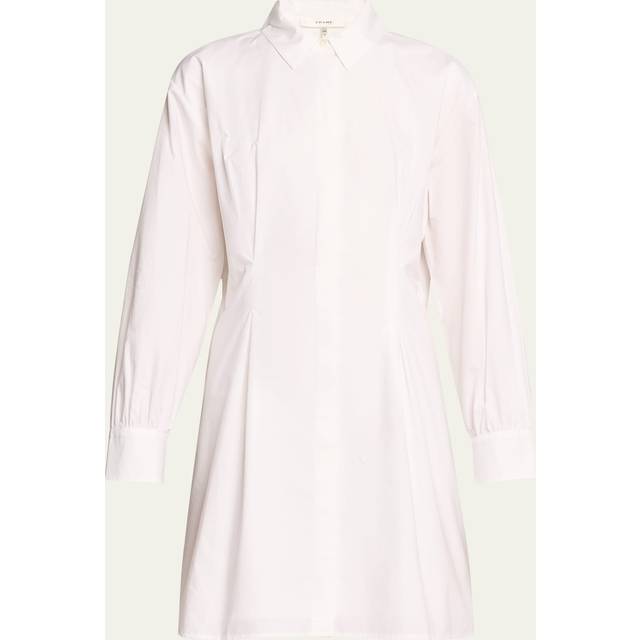 Frame Denim Pleated Shirtdress