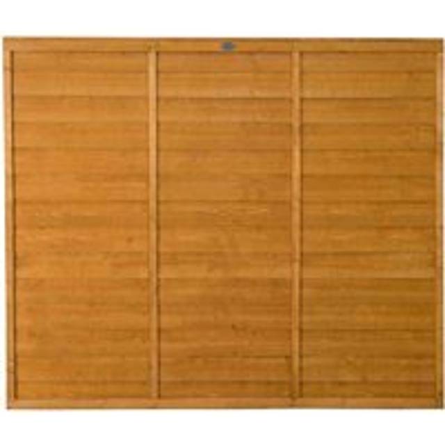 Forest Garden Trade Lap Fence Panel 6 x 5ft - Brown