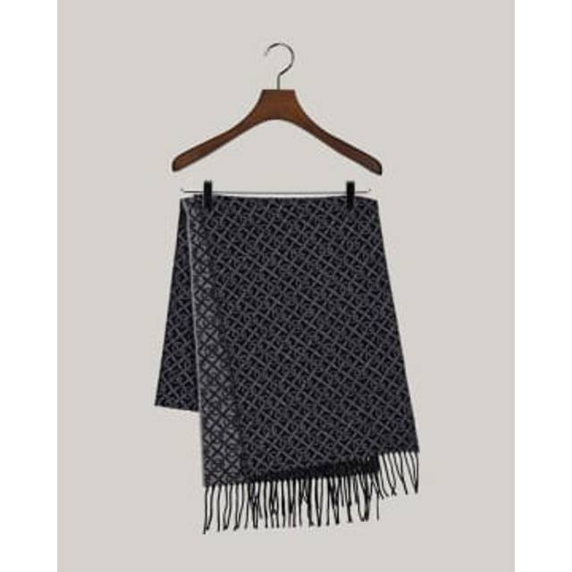 Gant - Evening Blue G Pattern Woven Scarf 9920206 433 ONE Size