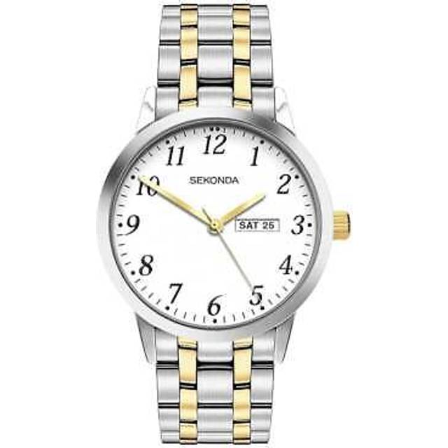 Sekonda Gents Two Tone Bracelet Watch 1861