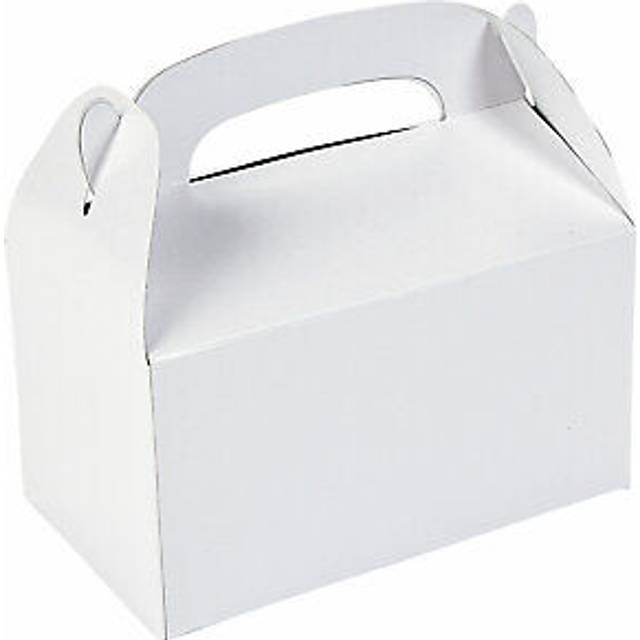 White Party Treat Boxes ~ Pack 12