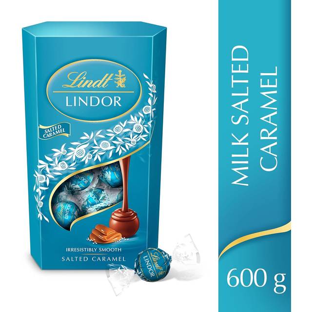 Lindt LINDOR Salted Caramel Chocolate Truffles Box 600g