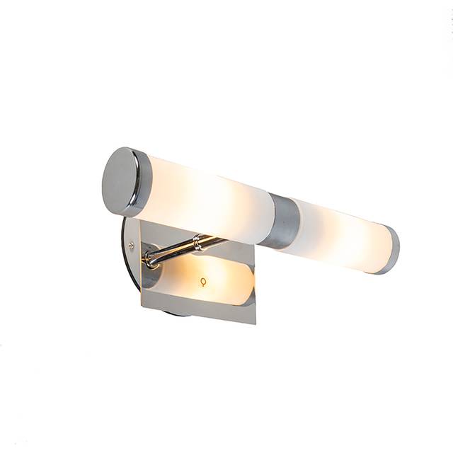 Smart Wall Light Chrome IP44 Incl. 2 Wifi G9 - Bath