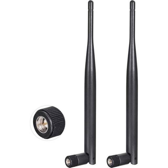 Bingfu 4g lte antenna 3dbi mini external ts9 antenna (2-pack) compatible with ve
