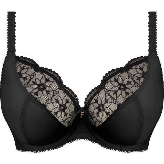 Freya Hallie Plunge Wired Bra Black Black - Freya - Size: 32DD