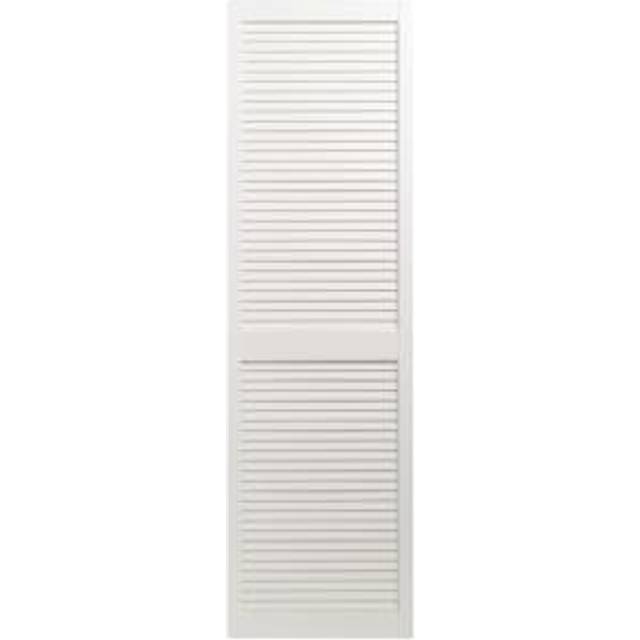 Wickes White Closed Internal Louvre Door - 1829 x 533mm