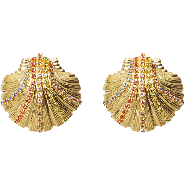 Caroline Svedbom - Örhängen Mirella Shell Earrings - Guld