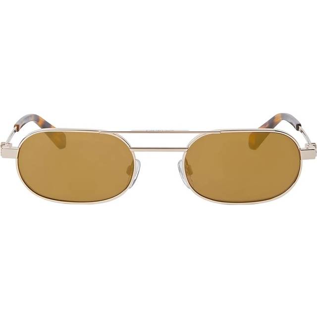Off-White Unisex OERI123 Vaiden 7676 gold gold Sunglasses Metal Gold Gold Round Normal