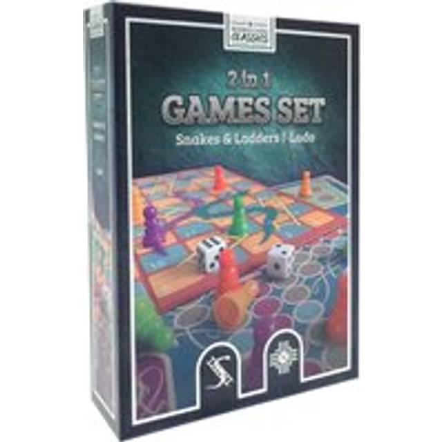 2 in 1 Classic Games Family Fun Ludo Snakes & Ladders