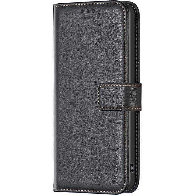 EIDERWOOD Sony Xperia 1 VI Konstläder Plånboksfodral med Ståfunktion & Korthållare - Sort