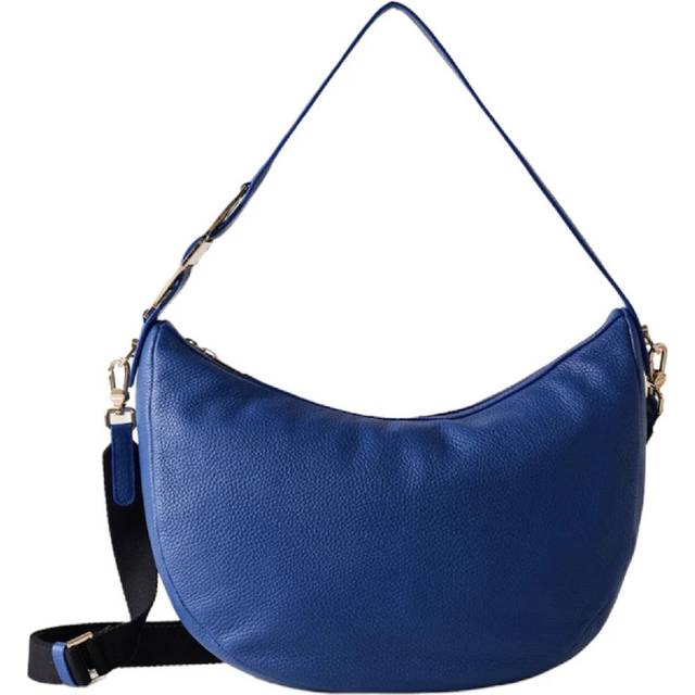 Borbonese, Shoulder Bags, female, Blue, ONE SIZE, Luna Bag 011 Medium Shoulder Bag