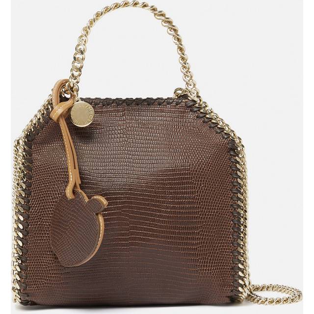 Stella Mccartney Womens Chocolate Brown Falabella Faux-leather Tote Bag - CHOCOLATE BROWN