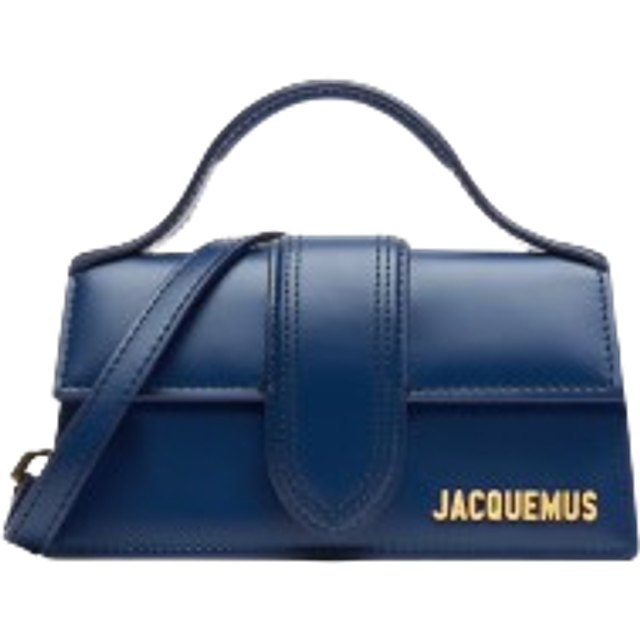 Jacquemus Dark Vy Le Bambino Leather Top-handle Bag 9x16x5cm - DARK NAVY