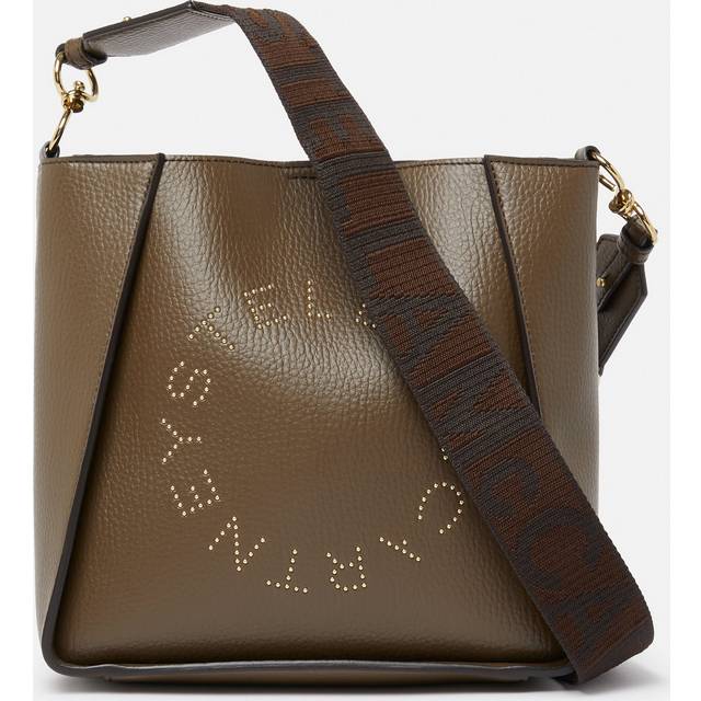 Stella McCartney - Logo Square Crossbody Bag, Woman, Chocolate brown - U
