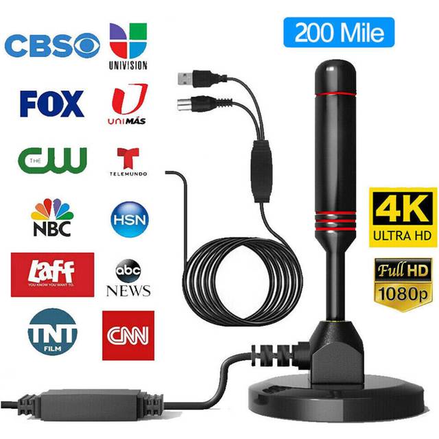 Magnetic Freeview HD TV Aerial Portable Indoor Outdoor Digital Antenna