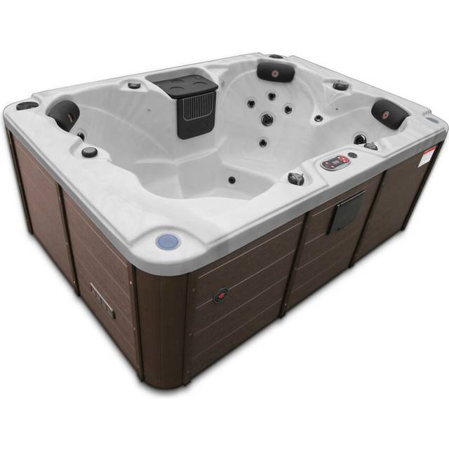 Canadian Spa Calgary UV 4-Person 24-Jet Hot Tub - Chocolate (78cm H X 150cm W X 213cm D)
