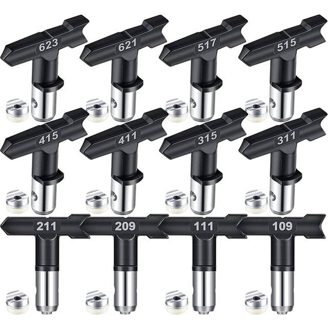12Pcs Spray Tips Airless Paint Sprayer Tip Airless Nozzles Tip Paint for Airless Spraying Machine Paint Accessories