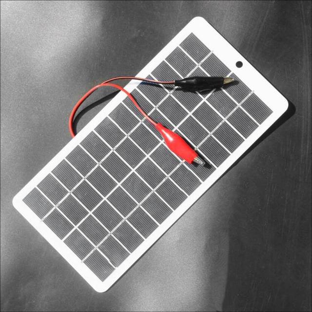 5W 12V Solar Panel Polysilicon Panels Outdoor Solar Battery Charger Portable Solar Panel for Mobile Phone Chargers