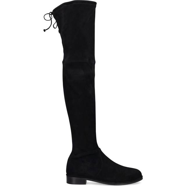 Stuart Weitzman Lowland Suede Over The Knee Boots, Black