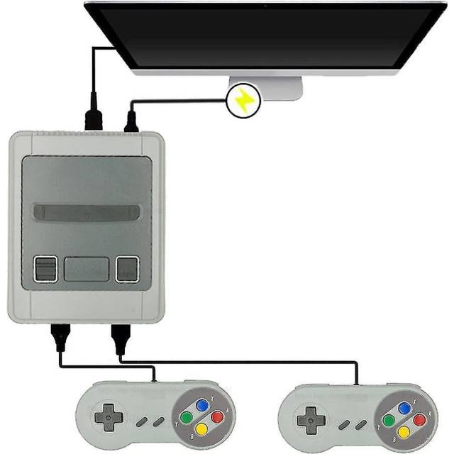 1600 Games 64 Bit Arcade 4k Mini Hd Hd Tv Retro Video Game Console Controller Handheld Classic For Snes Dual Gamepad Player