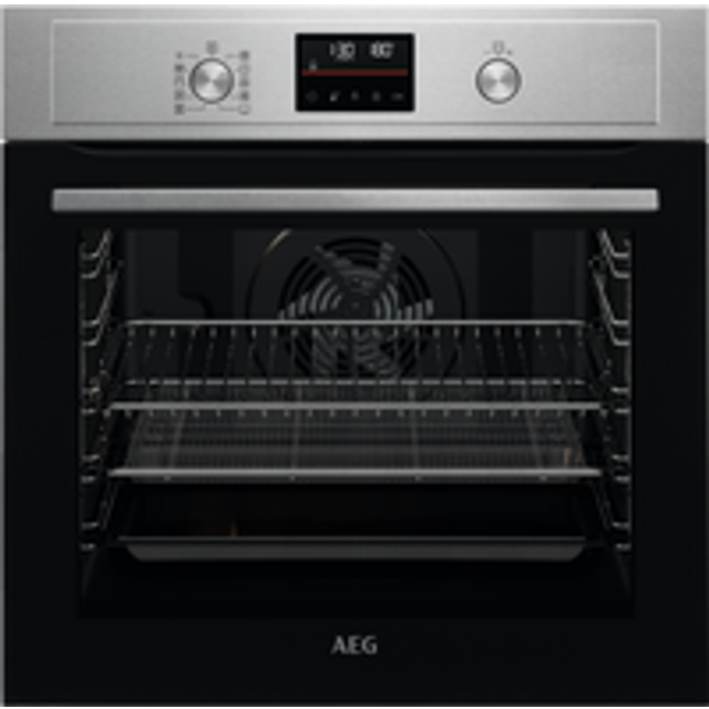 AEG 3000 Series BPX535A61M Pyrolytic Built In Electric Single Oven - Stainless Steel