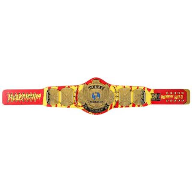 Hulk Hogan WWE Autographed Hogan Signature Series Replica Title Belt