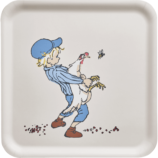 Muurla Emil tray 33x33 cm Cluck Cluck
