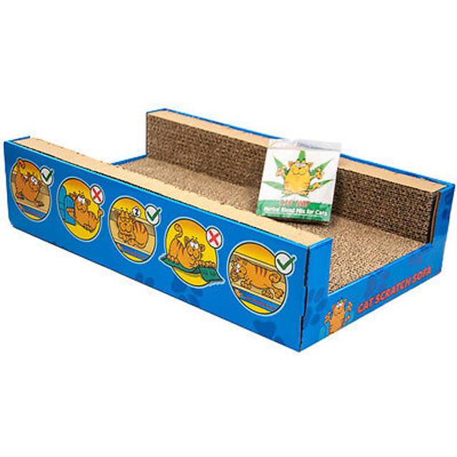 Cat Bed Scratcher Luxury Pet Lounge Sofa Corrugated Cardboard Beds