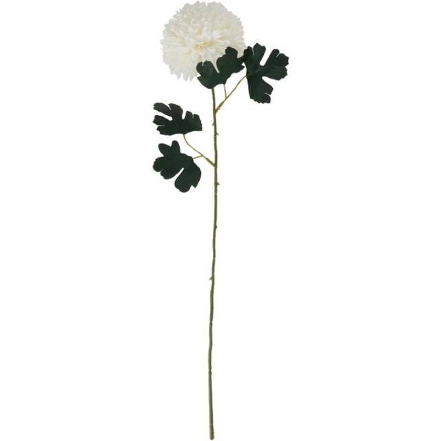 White Short Chrysanthemum (29cm H X 6cm W X 6cm D)