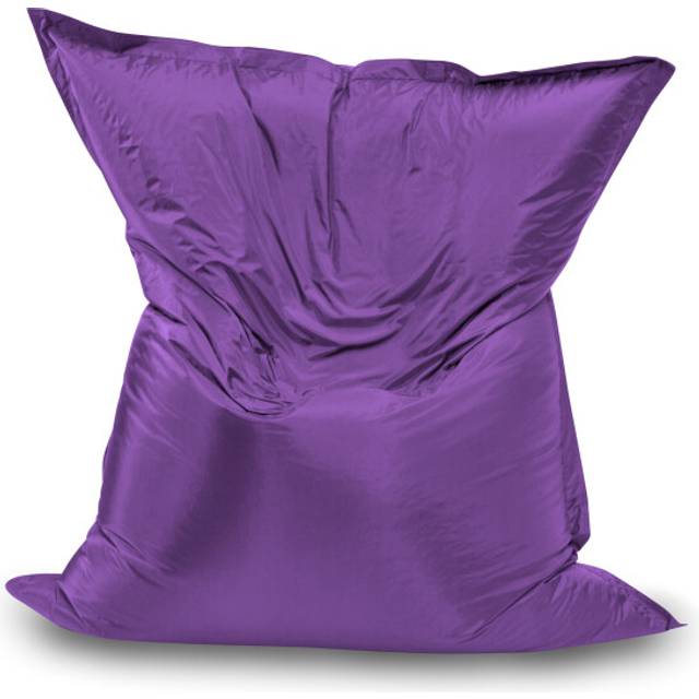 (Purple) Large Slab Bean Bag Chair/Lounger Outdoor & Indoor