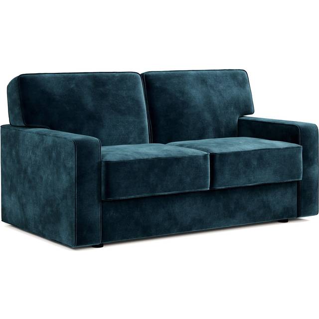 Jay-Be® Linea Sofa Bed with e-Sprung™ Mattress - Two seater-Luxe Velvet Airforce