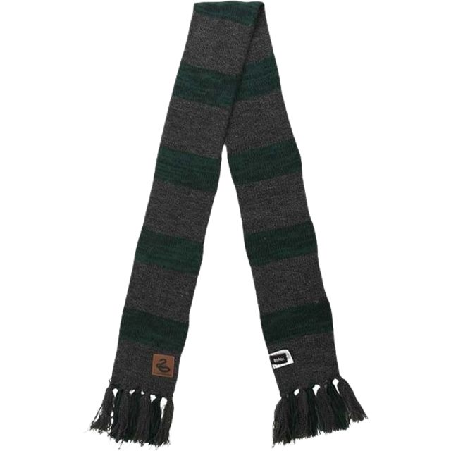 Vintage Hogwarts Slytherin Harry Potter Scarf - Green&#47;Gray (One-Size)