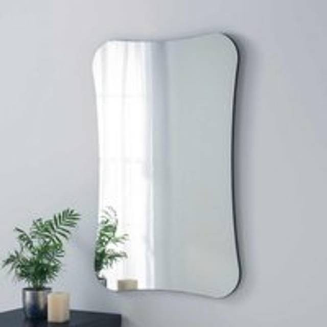 Yearn Barnsbury Black Organic Wall Mirror 90 x 60cm
