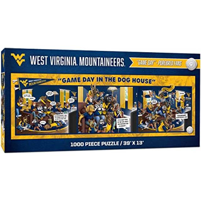 YouTheFan 2505695 NCAA West Virginia Mountaineers Game Day in the Dog House Puzzle, 1000 Piece